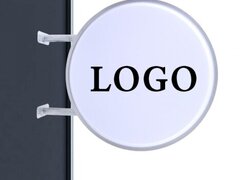 Semn personalizat cu logo firmei cerc